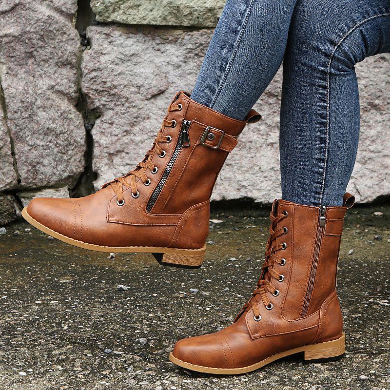 Botines de piel - Angela
